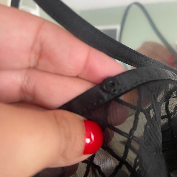 Rare Collectors Vintage Prada black beaded silk chiffon mini bag - Picture 6 of 10